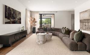 Riviera Encore Family Room HomeWorld Oran Park One storey home design riviera encore family room oran park