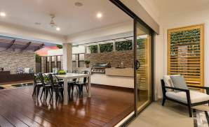 Alfresco area, Santorini Display Home, Homeworld 5, Kellyville - McDonald Jones