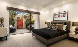 Master Bedroom, Santorini Display Home, Homeworld 5, Kellyville - McDonald Jones