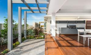 Alfresco, Santorini home design, Shell Cove - McDonald Jones