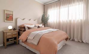 single storey home design st.tropez encore bedroom at menangle park