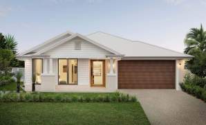 single storey home design st.tropez encore whitehaven facade at menangle park