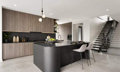 saxonvale modern industrial interior design kitchen