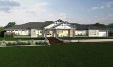 Country Manor Facade. Country Manor Facade - Hermitage - McDonald Jones Homes