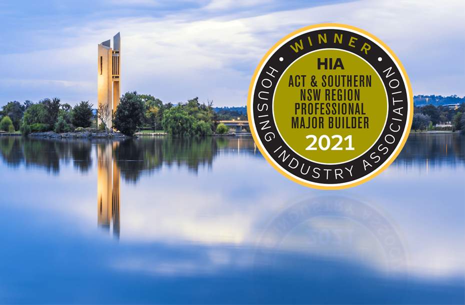 HIA ACT Major Professional Builder Winner