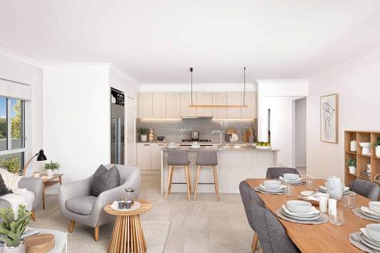 Lucia One- Dining, Kitchen, Family/Living- McDonald Jones