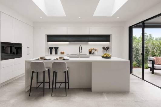 single story home design miami executive kitchen homeworld leppington