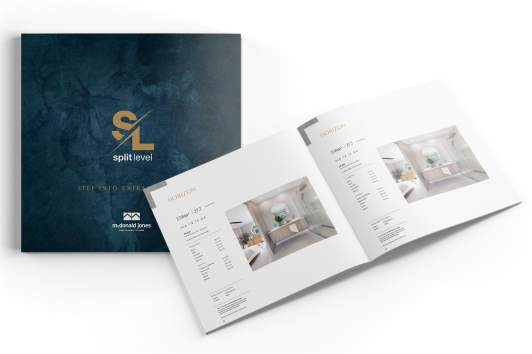 split level home design brochure by mcdonald jones