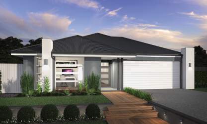 Seville Facade-Bordeaux Home Design-McDonald Jones Homes