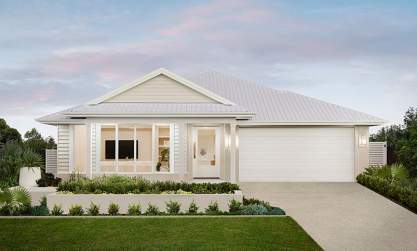 single story home design bayswater Sanctuary Facade