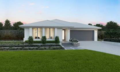 affordable cheap single storey home design eden with grove facade