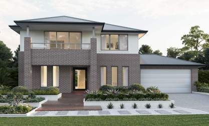 two storey home design everyday enzo five wilderness facade