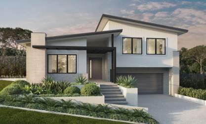 architectural new home design split level flinders gibralter facade