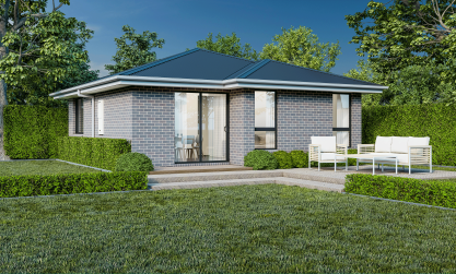 Granny Flat Three home design McDonald Jones Hipped facade