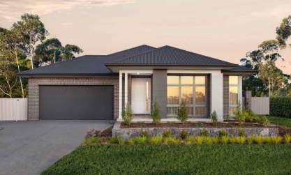 single storey home design ginninderry cullen stromlo facade