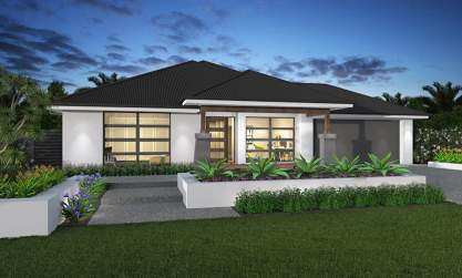 Balinese Resort Facade, Monte Carlo Elite, McDonald Jones 