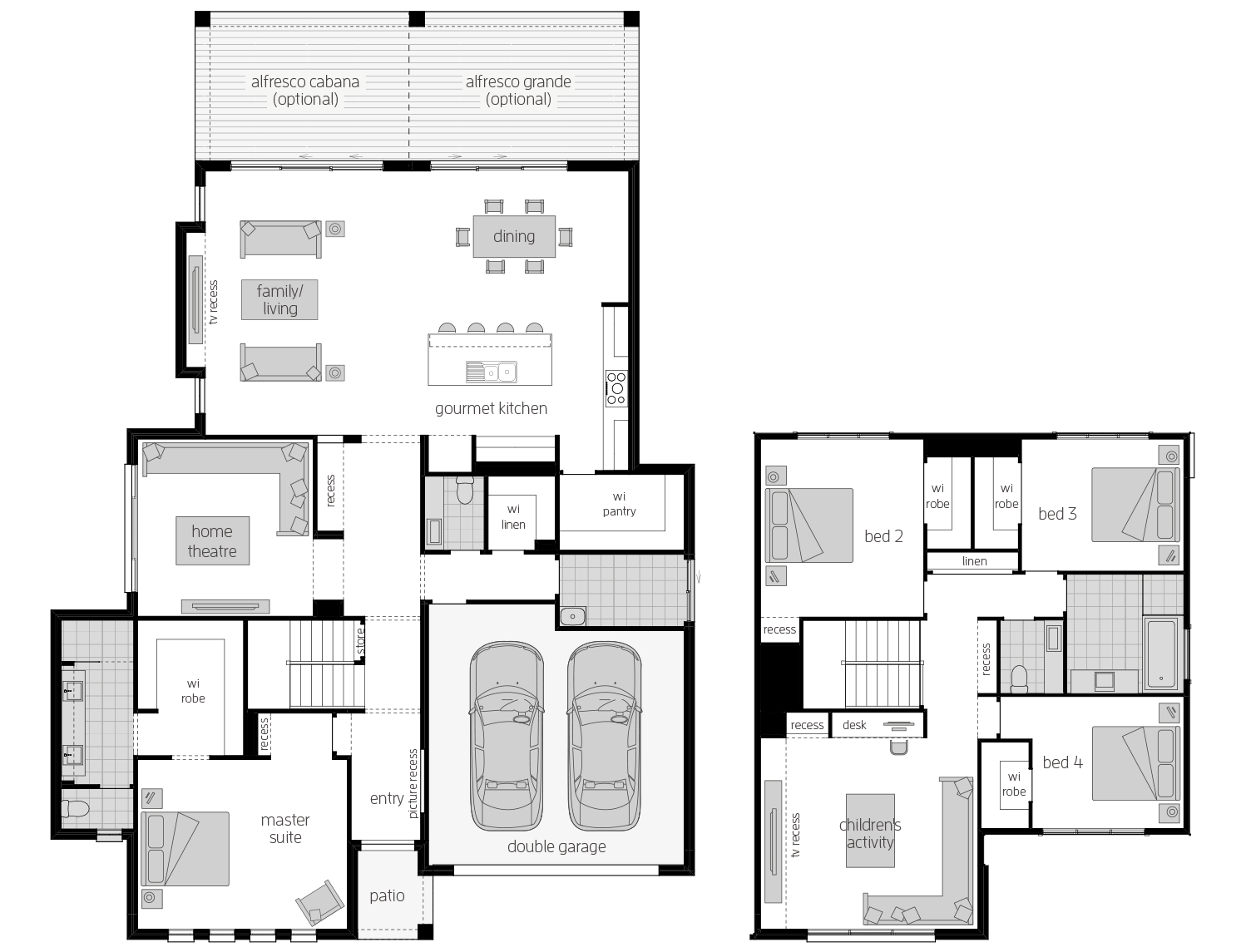 Avondale 38- Two Storey Floor Plan- McDonald Jones